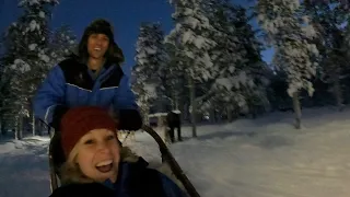 Dog Sledding in the Arctic Circle (Lapland, Finland)