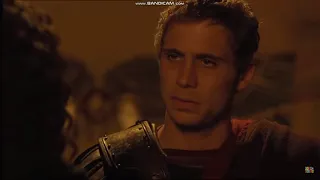 Julius Caesar meets Cleopatra