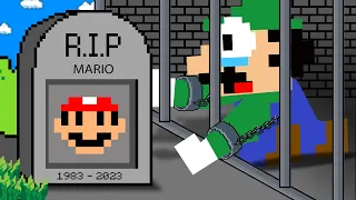 Luigi R.I.P Mario in Bowser Prison Escape, Sorry Luigi...Please Comeback | Game Animation
