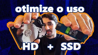 HD + SSD. TUDO sobre como usar JUNTOS (Como salvar arquivos, programas, otimizaçao de espaço...)