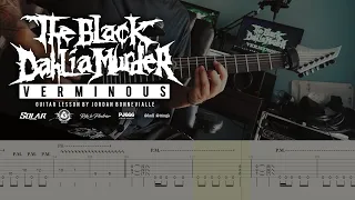 HOW TO PLAY : THE BLACK DAHLIA MURDER - Verminous (Guitar Cover with TABS)