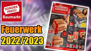 SONDERPREIS BAUMARKT FEUERWERK PROSPEKT 2022/2023