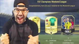 MONTHLY ELITE 1 FUT CHAMPIONS REWARDS!!! Road To Fut Champions FIFA 17 Ultimate Team #74