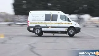 2013 Mercedes Sprinter Tour ESP Obstacle Avoidance Demo & Car Safety Test Video