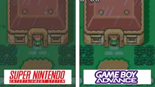 Zelda: A Link to the Past | SNES / GBA | Graphics Comparison