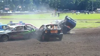 Autocross Blijham 12-06-22 Standaard Klasse 1400cc Groep 1 Manche 2 (Crash)