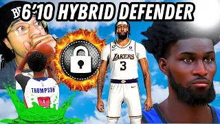 *GAMEBREAKING* 6'10 LOCKDOWN HYBRID DEFENDER BUILD ON NBA 2K24!!