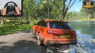 Audi RS6 Avant - Forza Horizon 5 | Logitech g923gameplay