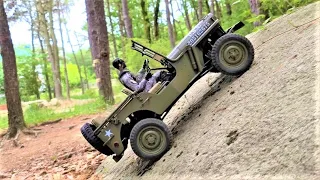 RC Car 1/6 Willys Jeep ROC Hobby 1941 MB Scaler Unboxing Test RUN 윌리스 지프