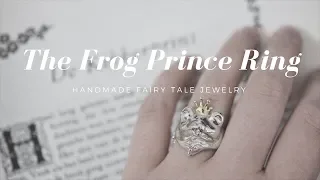 How the frog prince ring is made - Lost wax technique - Fairy tale jewelry by kornelia