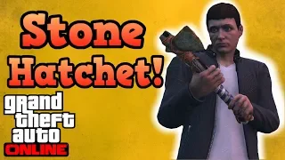 Stone hatchet - How to unlock and overview! - GTA Online