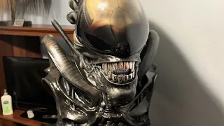 Queen Studios Life Size 1:1 Giger Alien Big Chap Bust Review