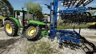 John Deere Tractor broke down because of heavy equipment | Farming Simulator 22
