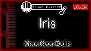 Iris (LOWER -3) - Goo Goo Dolls - Piano Karaoke Instrumental