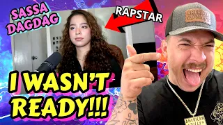 First time hearing Sassa Dagdag - Rapstar - Flow G (female cover) REACTION