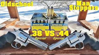 Old School Manstoppers! .38 Special VS .44 Special Lead Hollow Points!