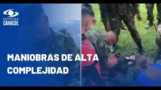 Video desde helicóptero del Ejército atacado por disidencias en Argelia