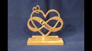 Valentine's Day, Scroll Saw Project, Infinite Love