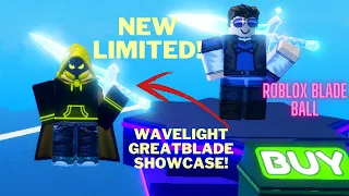 Wavelight Greatblade Showcase! *NEW LIMITED (Roblox Blade Ball)