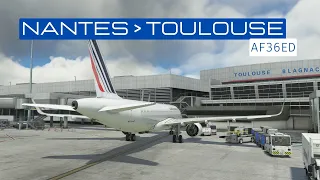 [MSFS/Ivao] - Air France A320Neo flight Nantes (FR) - Toulouse (FR) !!