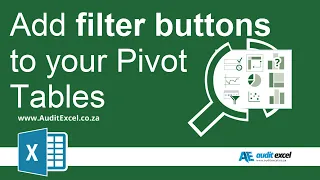 Pivot table buttons- filter your Pivots with slicers