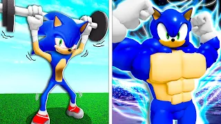 Upgrading SONIC To STRONGEST EVER! (Roblox)