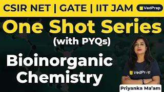 Bioinorganic Chemistry One Shot Series | PYQs | CSIR NET | GATE | IIT JAM | VedPrep Chem Academy