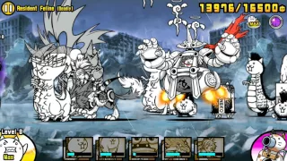 The Battle Cats Cat Machine Mk 3 Evolution & Resident Feline (Manic Jamiera Cat)