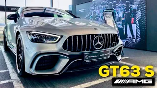 2019 MERCEDES AMG GT 4-Door 63 S FULL REVIEW Iridium Silver CARBON AERO Performance Seats