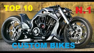 TOP 10 CUSTOMOWYCH MOTOCYKLI #youtube #moto #motorbike #popularne