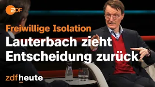 Lauterbach zu Corona-Isolation: Jetzt doch nicht freiwillig I Markus Lanz vom 05.04.2022