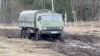 Камаз на бездорожье