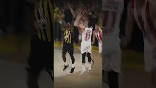 Kostas Sloukas with INSANE Buzzer Beater in Euroleague Playoffs! 😤🔥#shorts