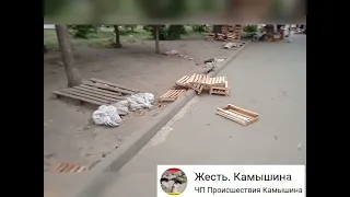 Камышин. Сильный ветер