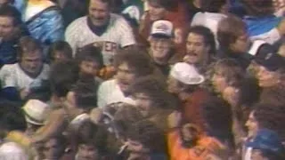 1982 ALCS Gm5: Brewers radio call of final out