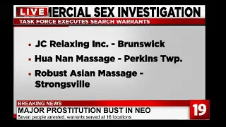Here's what we know about the alleged massage parlor prostitution sting in Northeast Ohio
