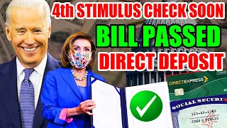 "WHAT BIDEN JUST DID! WOW!" *BILL PASSED*! DIRECT PAYMENTS COMING! $2,000! 4TH Stimulus CHECK Update