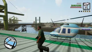 GTA SA - Угон новостного вертолёта.