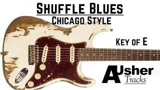 Chicago Shuffle Blues in E | Guitar Backing Track