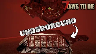 Tunnel vs Horde Night! Mine Style Base 7 Days to Die