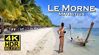 Plaża Le Morne , Mauritius w 4K 60 fps HDR (UHD) Dolby Atmos 💖 Najlepsze miejsca 👀 wycieczka piesza