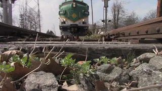 Trains Running Over Camera Compilation