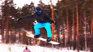 В Сноупарке на Уктусе Сноуборд Екатеринбург Snowboard