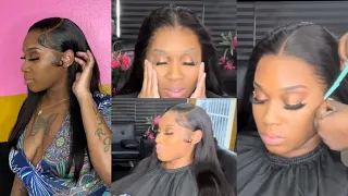 Sleek & Silky Straight Wig Install😍✨| Side Part & Blunt Ends✨🖤| RPGHAIR✨