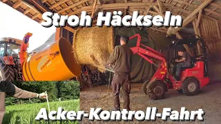 Stroh Häckseln | Gewitter | Acker GWG | BHTR