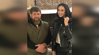 Бузова лично прилетела в Грозный поздравить Кадырова с днём рождения и примерила платок