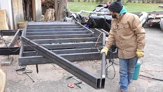 Frame & Tongue Layout - Urban Logging Trailer Build Pt 2