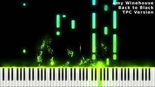 Amy Winehouse - Back To Black - Piano Cover (with visualisations)