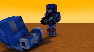 Transformers the movie 1986 -- Ultra Magnus death remake minecraft animation