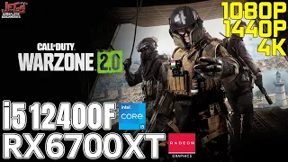 Call of Duty: Warzone 2.0 | i5 12400F + RX 6700 XT | 1080p, 1440p, 4K benchmarks!